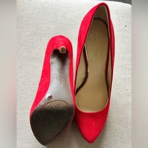 Jessica Simpson Bold Red Heels